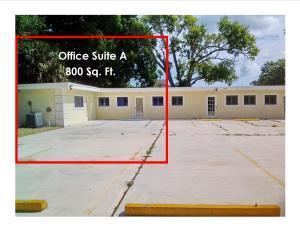1 Space Left of Professional Office Space Available for Lease. Suite A - 800 Sq.Ft.Available. 1/4 mile for Lawnwood Regional Trauma Center, Less than 1.5 miles from Indian River State College, 100% Air Conditioned, Private Restrooms, Tile Flooring, Open Space Design, Ample Parking, Turnkey, CBS, Separate Electric Meters. Zoned C-3 Commercial this district is intended to provide for a broad variety of business activities including shoppers' goods stores, convenience goods and service establishments, offices and tourist/entertainment facilities. Many public and semi-public uses are also appropriate.Lease is $1.00 per Sq.Ft Monthly Modified Gross Lease Plus CAM & Sales Tax - Lease 1 to 3 Years.