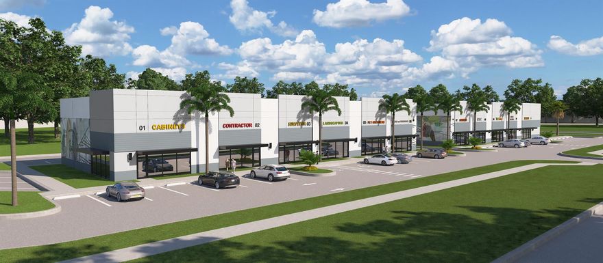 Introducing ''The District'' an 18,000SF flex office/warehouse condominium located centrally on the Treasure Coast. This is an excellent opportunity to purchase between 1,500SF and 8,500SF of highly desirable air-conditioned flex office space with 16' clear height and 10' high overhead doors. These two new tilt wall buildings offer generous clear height, good signage opportunities, easy access to I95 and the Turnpike. Come join WAWA, ChickAFila, Starbucks, Walmart, Aldi, Indian River State College and many more in this fast growing submarket in central Saint Lucie County. The buildings are designed to the highest quality standards with 8'' concrete tilt panels, metal joists, TPO roof, impact rated storefront and overhead doors. PRICE IS PER 1,500SF Unit.