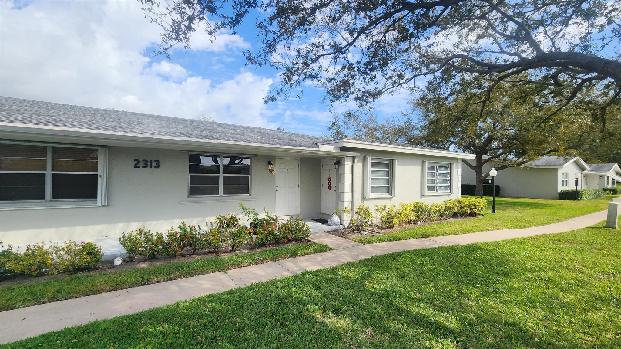 Spacious 2 bedroom off seasonal furnished villa overlooking the golf course, super quiet development with great views, just minutes from shopping and I-95. Rent includes water. Washer dryer in unit, covered and screened patio+ additional terrace in back facing the greens. This is an OFF SEASONAL RENTAL only, available until 12/15/2025 at the latest. Great location, great size, great views, great price!