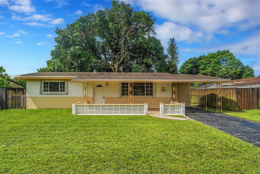 Clean, spacious, and move-in ready! This charming 2-bedroom, 1-bath single-family home offers comfort and convenience in a quiet Miramar neighborhood. Enjoy a washer and dryer, open living areas, and a huge fenced backyard ideal for pets, play, or relaxing outdoors. Prime location near Miramar Regional Park, Ansin Sports Complex, and Miramar Town Center with shopping, dining, and entertainment. Close to Sunshine Elementary, New Renaissance Middle, and Miramar High School. Easy access to major highways. Fast approval—ready for immediate move-in! First and Security ONLY!!