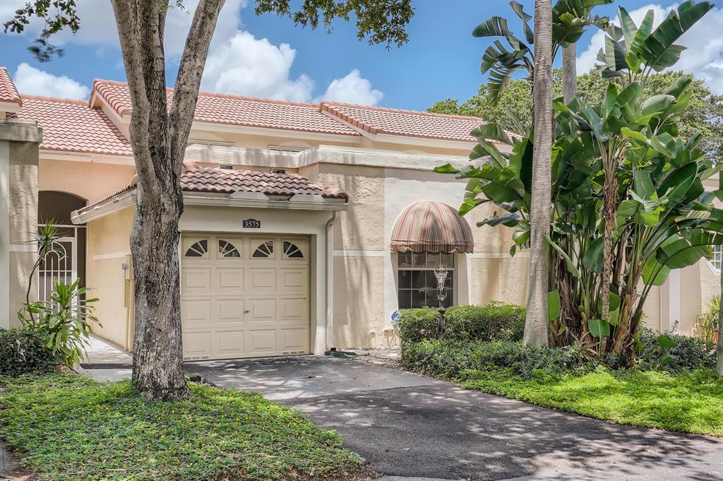 The villa you have been waiting for. This 1 story, light, bright, & surprisingly spacious home has 2 beds, 2 baths, 1 car garage, & huge screened/private patio. Enjoy tile floors throughout, a fully renovated kitchen with white, wood cabinets, wine storage, unique granite countertops, stainless steel appliances, & amazing backsplash tile. Primary bedroom is a great size allowing for a sitting area leading out to patio. Newly tiled shower & floors with spa like soaking tub are also part of this primary retreat. Bathroom 2 stuns with shower/tub combo, a beautiful mixture of marble, glass, & custom tile along with a new, white wood vanity & bronze fixtures. This home was made for day to day living & also entertaining friends & family! Roof 2009, HVAC 2013, Hot Water Heater 2011. See ASAP!