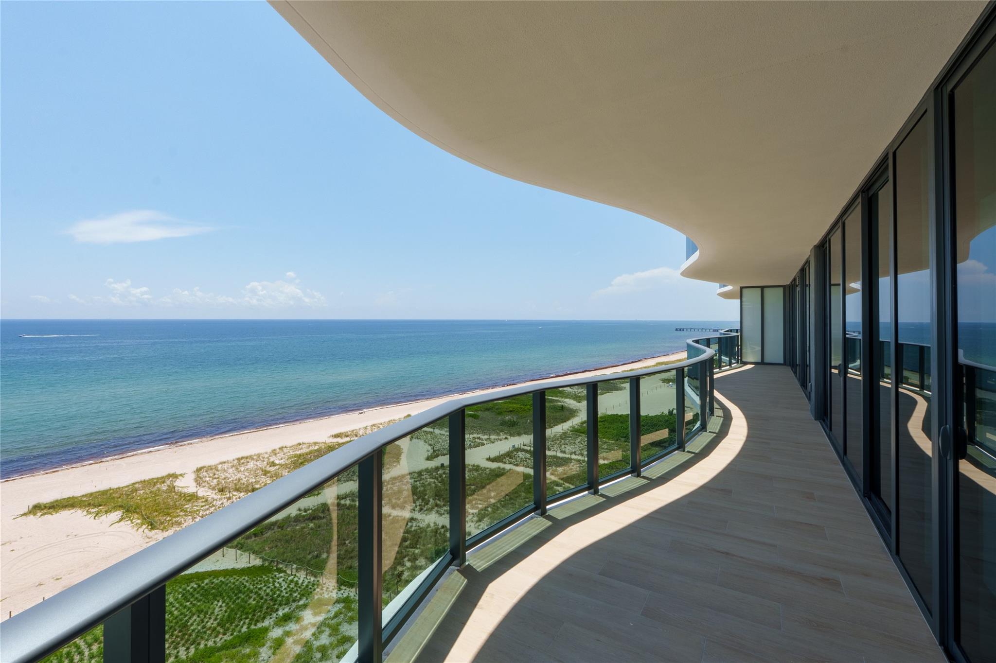 Casamar brings you the ultra-luxurious beachfront lifestyle you've been dreaming of. Enjoy resort-style living w/ multiple pools, state-of-the-art fitness center & spa, pickleball court, elegant lounges & five-star amenities all steps from your front door. Inside, you'll find floor-to-ceiling glass & sweeping ocean views. Outside, relax on over 280 feet of private beach backed by protected dunes, creating your own peaceful sanctuary on the sand. Walk to Pompano Beach Pier, restaurants & shops. Minutes to Las Olas Blvd world-class dining, shopping & both private & commercial airports. One of South Florida’s most coveted new oceanfront addresses. Future developments are years away & already pricing at $1,350+/ft. making this an incredible opportunity right now. 3 bed, 3.5 bath + large den.