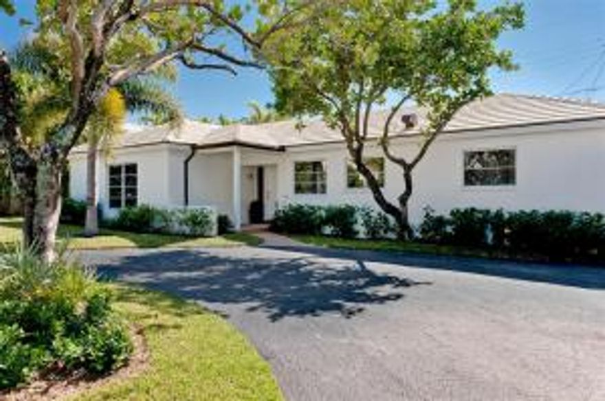 The ultimate beach house! Nicely updated 3 BR/3 BA on a highly sought after North End street, one house from the ocean. Features include shell stone flooring, inviting pool area/covered outdoor loggia, kitchen with Caesarstone countertops, Sub Zero, and the best shared cabana in Palm Beach! Two car garage.