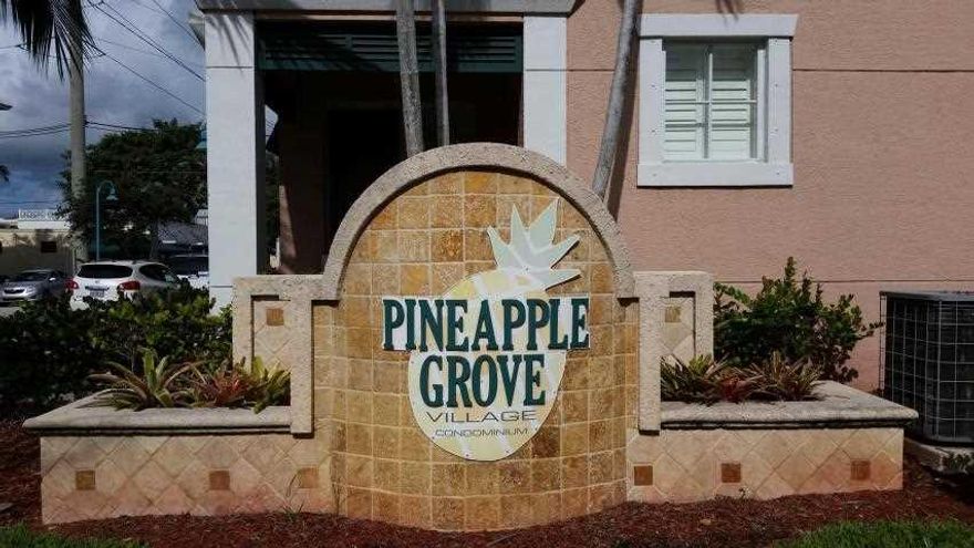 LIVE IN THE HEART OF DOWNTOWN DELRAY IN THE MUCH DESIRED COMMUNITY OF PINEAPPLE GROVE VILLAGE.  THIS SPACIOUS 1/1 CONDO COMES BEAUTIFULLY FURNISHED AND FEATURES AN OPEN FLOOR PLAN WITH NEUTRAL FLOORING, UPDATED PAINT, LOADED KITCHEN AND BATH,  FULL SIZE W ASHER/DRYER, LARGE WALK IN CLOSET AND MUCH MORE.  COMMUNITY OFFERS RESORT STYLE SWIMMING POOL, FITNESS CENTER, YOGA AND GAMEROOM.  WITHIN WALKING DISTANCE TO THE FASHIONABLE ATLANTIC AVEUNE TO ENJOY FINE RESTUARANTS, SHOPPING AND THE BEACH!