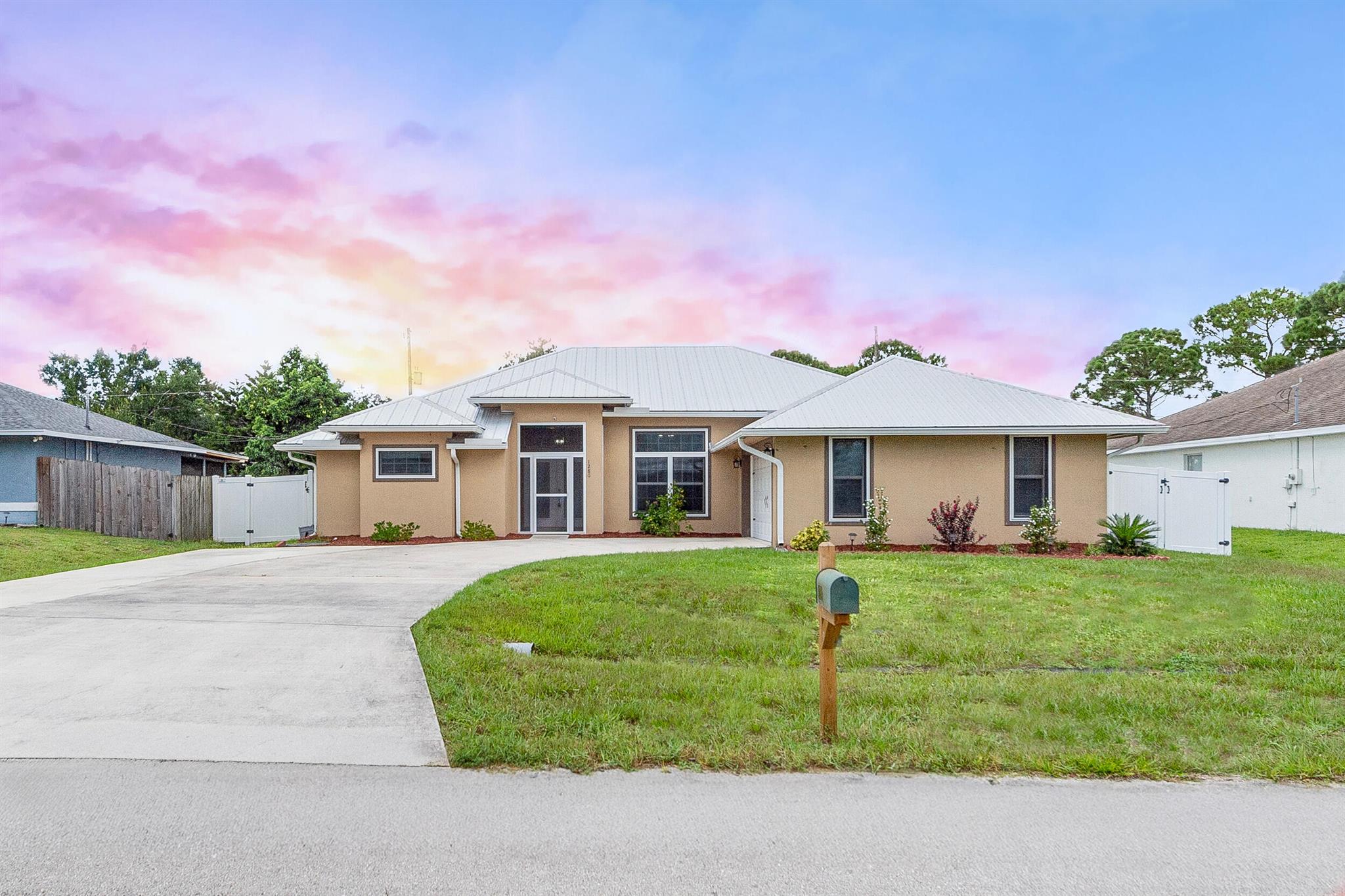 Modern Pool Home in Prime Port St. Lucie Location - Move-In Ready! Discover the perfect blend of comfort, style, and convenience in this beautifully maintained 3-bedroom, 2-bathroom single-family home boasting 2,080 sq. ft. of living space. Built in 2019 and located just minutes from I-95 off Becker Rd., this home offers quick access to Martin County, top-rated schools, shopping, dining, and the stunning Treasure Coast beaches. Step inside to an inviting open floor plan filled with natural light, enhanced by impact windows and doors for peace of mind. The gourmet kitchen is a chef's dream, featuring stainless steel appliances, granite countertops, and plenty of cabinetry for storage. Enjoy year-round outdoor living with your beautiful saltwater pool!