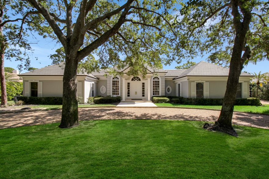 Quality and sophistication in this well laid out Loblolly Pines Estate home. Enjoy 6,446 square feet of living space in this exceptional home with breathtaking water and golf views. Generously sized formal and bright living room, with volume ceilings, fireplace and detailed mill work. Retreat to the primary suite w/pool and spa access, office, his and her bathrooms and large walk-in closet. French doors lead to the tranquil pool area and perfectly sized 2 bedrooms, 3 bath Guest Cottage. Plenty of room to relax and entertain with family and friends.