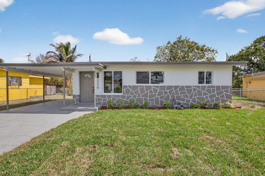 Beautifully renovated 3-bedroom, 1-bath home in Fort Lauderdale that is completely move-in ready. This updated property features a brand-new kitchen, new flooring throughout, and fresh landscaping with a newly installed irrigation system. Situated on a spacious lot with plenty of room for outdoor living, entertaining, or future expansion. With no HOA, enjoy the flexibility and freedom homeowners appreciate. Conveniently located near major highways, shopping, dining, and local amenities. A great opportunity for first-time buyers, investors, or anyone looking for a turnkey home in a desirable Fort Lauderdale location.