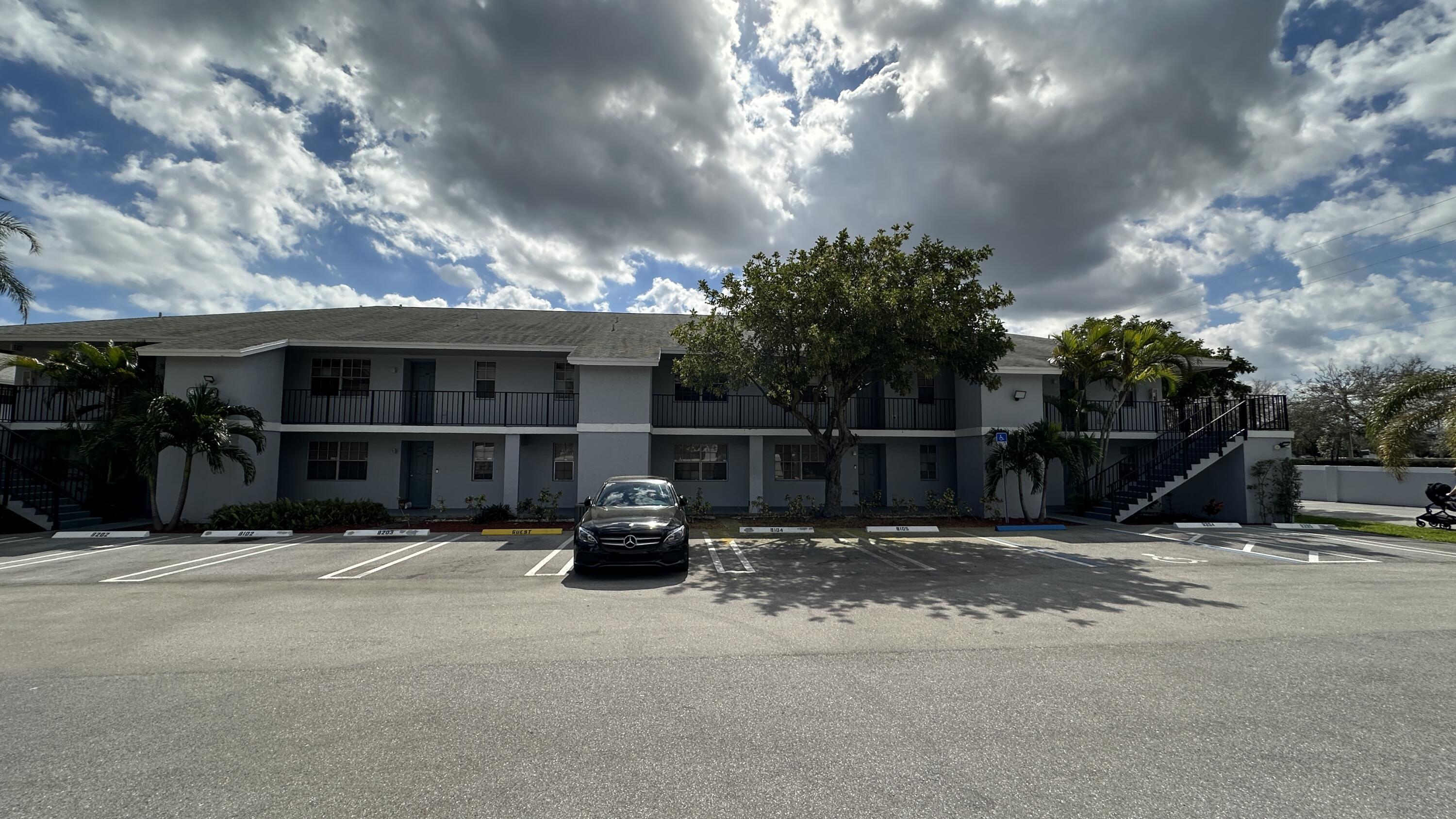 Beautiful 2 bedroom 2nd-floor condo for rent. Washer and dryer in unit, central AC, breakfast nook, huge patio, and updated bathrooms. Tile throughout the living area and Laminate wood flooring in the bedrooms. The property was just painted, and has a very convenient location with easy access to 95, and only a couple minutes to the beach or Downtown Delray with all of its great dining and entertainment. This will rent fast!