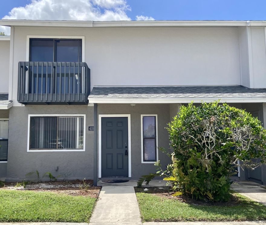 Step into this spacious maintained townhouse offering the perfect blend of comfort, convenience, and community living. The home features modern laminate flooring throughout, creating a clean and cohesive look. Enjoy the outdoors from two private balconies, plus a screened patio where you can relax and take in the serene lake views. The layout provides excellent natural light and functional living spaces ideal for everyday living. The community is pet friendly and welcomes all ages. Residents also enjoy access to numerous amenities, adding value and enhancing the lifestyle experience.  Located in a prime central area, this townhouse offers quick access to major highways, ensuring an easy commute in any direction. Shopping, dining, parks, and essential services are all just minutes away.