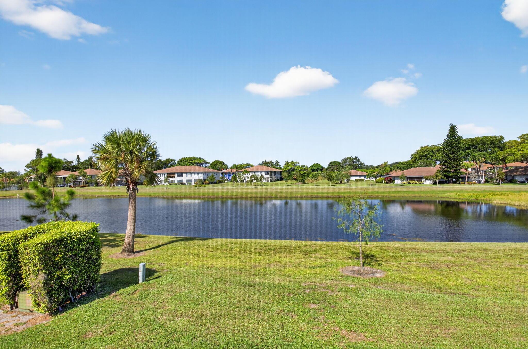 FABULOUS VIEW from this UNIT ... IMPACT WINDOWS & BALCONY DOORS ... RENOVATED KITCHEN ... NEW LIGHT GRAY & WHITE FLOORING IN KITCHEN, DINING & LIVING AREAS ... PALE GRAY/BLUE/GREEN WALLS ... BEST 2 BED / 2 BATH LAYOUT IN PG 2 ... OPEN & AIRY ... COMING SOON ~ 25,000SQ.FT. CLUBHOUSE w/ CLUB POOL + LAP POOL +++ ... PG's CURRENT CLUBHOUSE features LARGE POOL AREA, WHIRLPOOL 9 HAR-TRU TENNIS COURTS with VERY ACTIVE TENNIS PROGRAM ... SHUFFLEBOARD, BOCCI, 2 GYMS, EVENT ROOM, BILLIARDS, CARD ROOMS and a CAFE ... JUST 20 MIN to DELRAY'S FAMED BEACH AREA ... 25 MIN to PALM BEACH INTERN'L AIRPORT ... 35 MIN TO FORT LAUDERDALE'S INTERN'L AIRPORT ... 20 MIN to BOCA RATON'S POPULAR 'BOCA TOWN CENTER' ... 25 MIN to BOCA'S MIZNER PLACE with it's SHOPS, MUSEUM, RESTAURANTS, ETC. ... COME JOIN US !