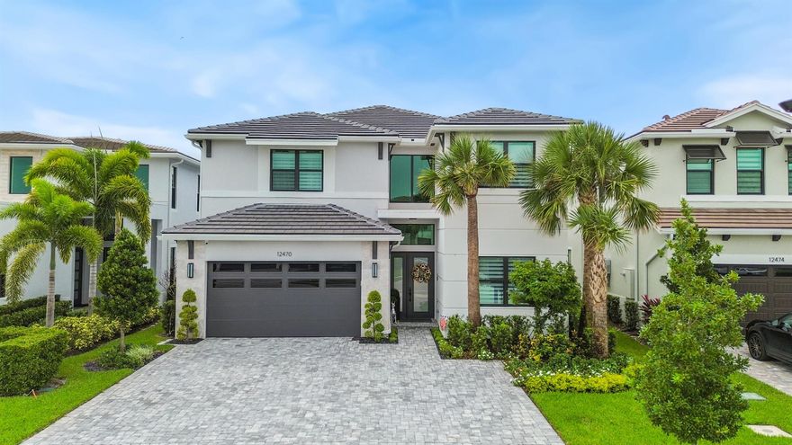 Come see this magnificent fully furnished upgraded  home  featuring 5 bedrooms, 6 full bathrooms, theater room , game room and a spacious two-car garage with built in storage cabinets . Designed for contemporary living, the open floor plan creates a seamless flow, complemented by generous walk-in closets and a beautifully crafted gourmet kitchen. A grand view of the lake and a fenced backyard offer the perfect space for outdoor entertainment. Additional upgrades include  motorized Stylish custom window treatments and sophisticated light fixtures , sonos sound system and  outdoor mosquito misting spray.  New adjacent shopping center Publix anchored opening in January 2025- Amenities galore at the main clubhouse.