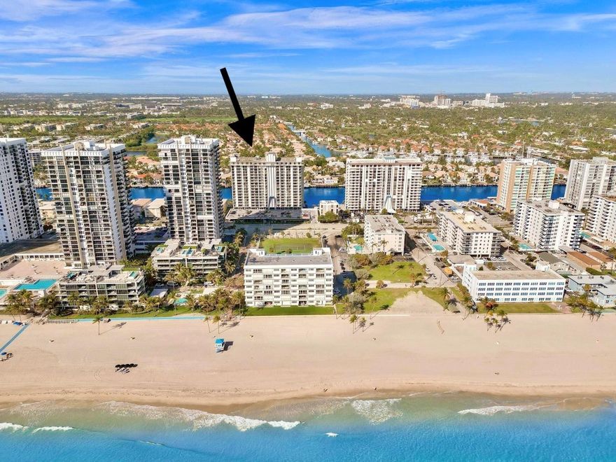 Enjoy gorgeous views of the intracoastal and city from the 16th floor at this 2 bedroom, 2 bath condo in Allington Towers! This spacious unit has floor to ceiling windows with beautiful water views in every room, and there is plenty of natural light throughout. There is easy beach access across the street, as well as the start of the Hollywood Beach Broadwalk. For shopping and entertainment, Downtown Hollywood, Gulfstream Park, Dania Pointe, and Aventura Mall are all close by. You will love relaxing on the balcony, watching the boats go by, and seeing the​​‌​​​​‌​‌​​​‌‌​​​‌‌‌​​‌​​‌‌​​​​ sunset!