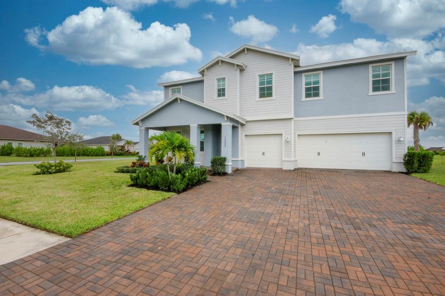 Don't miss this breathtaking newer construction 5BR/4BA + Flex room home sitting on an oversized lot with a large backyard that is FULLY FENCED IN WITH PRIVACY LANDSCAPE in the highly desirable community of Arden. The floor plan is an open concept - perfect for family life and entertaining. There is a Den/Flex space on the first floor which could be used as an office, gym, playroom - the possibilities are endless! The luxurious primary bedroom features carpet flooring and a large walk-in closet. The backyard oasis features a covered lanai - perfect for relaxing and enjoying the true Florida lifestyle. Arden offers amazing resort-style amenities including 2 pools, a state-of-the-art gym, tennis courts, basketball courts, and a soccer field. Enjoy many community activities such as food