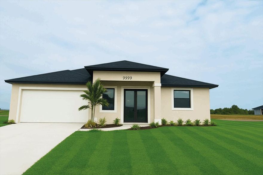 NEW CONSTRUCTION: WOW! Built in 2025, this beautifully designed new construction home offers 3 Bedroom + Bonus/Den, 2.5 Bathroom, and 1,571 square feet of thoughtfully planned living space in LaBelle, FL. Designed with today's modern family in mind, this flexible floor plan features 3 true bedrooms plus a versatile study--ideal for a home office, playroom, gym, or guest space. The open-concept layout offers a seamless flow between the living, dining, and kitchen areas, creating a functional space that is both suitable for everyday living and entertaining. The primary suite offers comfort and privacy, while two additional bedrooms and a flex room allow for adaptable living arrangements. Additional features include a spacious 2-car garage with direct access, smart home automation and security system, anti-leak roofing system, and a 10-year structural warranty for added peace of mind. The property sits on a generously sized lot up to 10,000 square feet and includes a septic system with two years of inspection and maintenance.