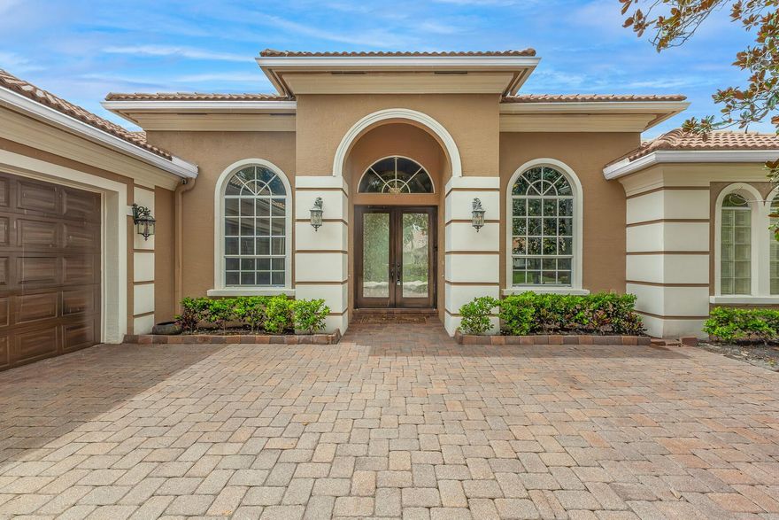 Let's Make a Deal/ Motivated Seller. PGA Village Stunner, This Beautiful 3 Bedroom + Den, 3 Bathroom, 3 Car Garage Pool Home is Located on the 7th Hole of The Wanamaker Golf Course in Prestigious PGA Village. Home Features Include: Gourmet Kitchen with Double Ovens, Induction Cook Top, Under Counter Lighting, Walk in Pantry, All Bathrooms Recently Renovated, Walk in Closets, 16' Crown Ceilings, Hunter Douglas Remote Blinds and Plantation Shutters Throughout, Enclosed Pool and Spa with Outdoor Kitchen, Accordion Hurricane Shutters and More. VIP Amenities Include Manned Security Gate and Patrolled, Clubhouse with Gym, Resort Pool, Pickle Ball and Tennis. Comcast HDTV, Internet, Lawn Care, Tree Trimming, Weeding Included.