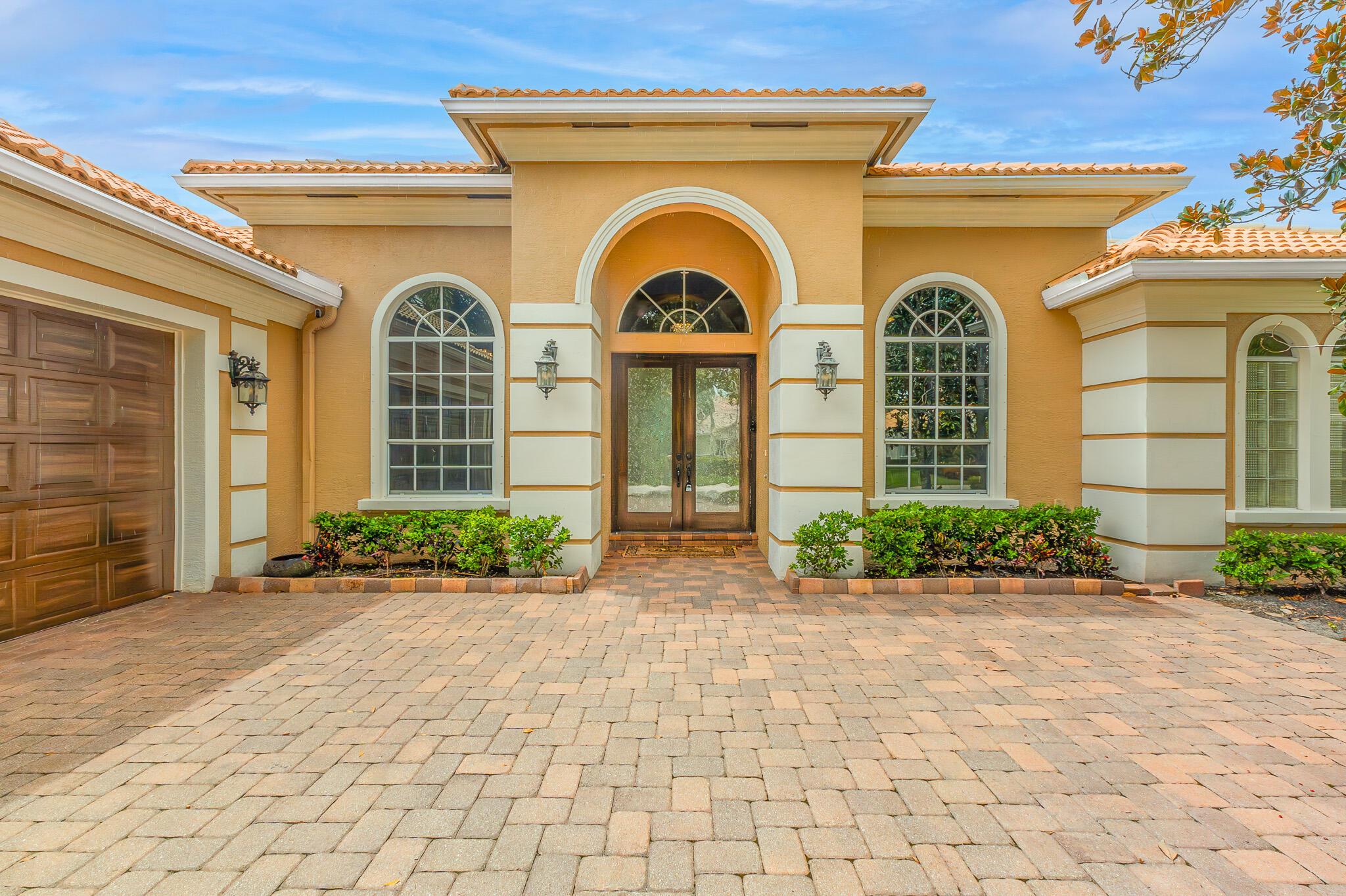 Let's Make a Deal/ Motivated Seller. PGA Village Stunner, This Beautiful 3 Bedroom + Den, 3 Bathroom, 3 Car Garage Pool Home is Located on the 7th Hole of The Wanamaker Golf Course in Prestigious PGA Village. Home Features Include: Gourmet Kitchen with Double Ovens, Induction Cook Top, Under Counter Lighting, Walk in Pantry, All Bathrooms Recently Renovated, Walk in Closets, 16' Crown Ceilings, Hunter Douglas Remote Blinds and Plantation Shutters Throughout, Enclosed Pool and Spa with Outdoor Kitchen, Accordion Hurricane Shutters and More. VIP Amenities Include Manned Security Gate and Patrolled, Clubhouse with Gym, Resort Pool, Pickle Ball and Tennis. Comcast HDTV and Internet Included.