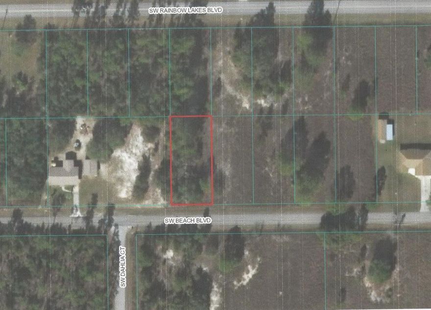 Nice 0.24 acre buildable lot in Dunnellon. Located in the Rainbow Lakes Estates Subdivision. Adjoining 0.24 acre lot also available at the same terms. Hurry! Builders are ''buying-up'' parcels in this subdivision! Thanks for looking!