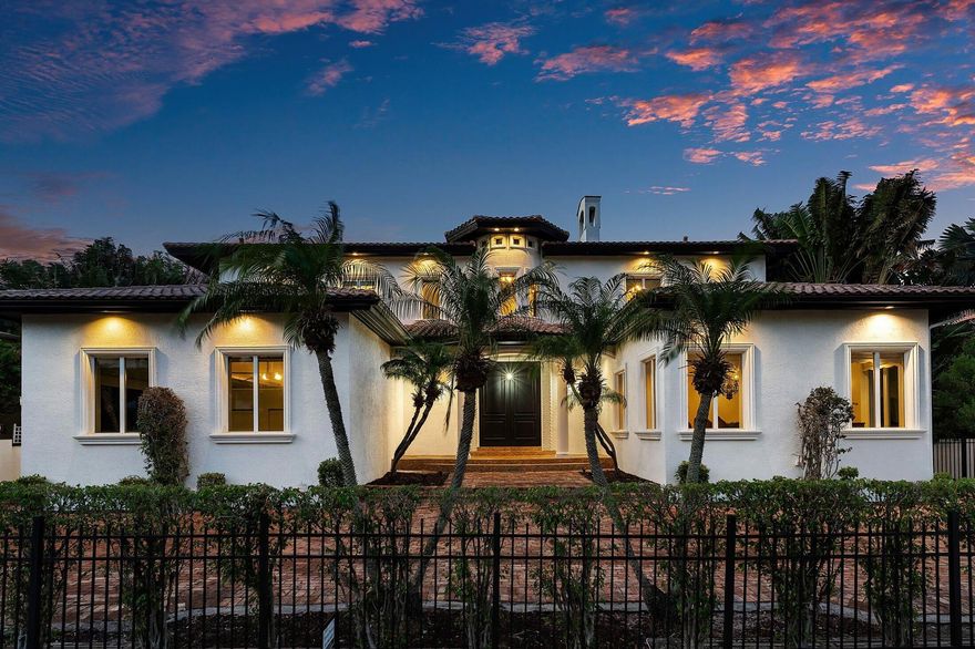 Mediterranean Elegance Meets Unmatched Value in Ocean Ridge, FloridaStep into a world of timeless elegance and sophisticated coastal living with this exquisite six-bedroom, six-bath Mediterranean-inspired estate, perfectly nestled in the prestigious seaside enclave of Ocean Ridge, Florida. Encompassing approximately 8,655+/- square feet of refined interiors on a .39-acre estate lot, this remarkable residence is a rare opportunity to own a true architectural masterpiece--priced under recent appraisal and at less than $825 per square foot. You simply couldn't build a home of this magnitude today at this price point. A grand sense of arrival begins the moment you enter the stately foyer, where majestic columns and designer finishes create a sense of drama and warmth. The soaring 12-foot