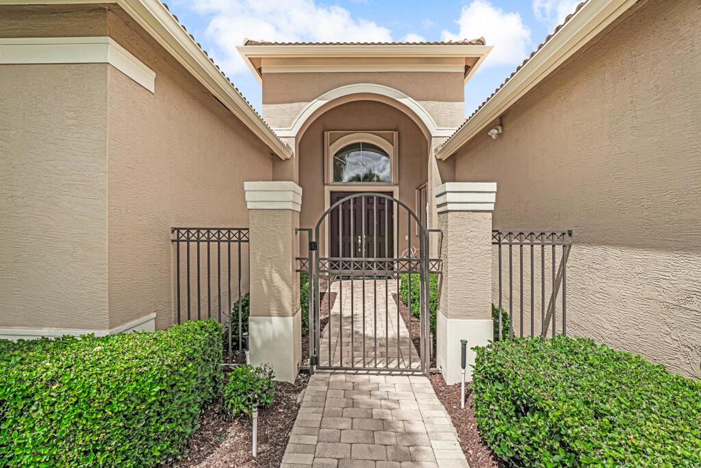 WOW! Best price opportunity! Pristine & immaculate, this home boasts high end finishings & lots of builder upgrades including walk in closet in Guest Bedrm with ensuite full bath! Almost 2700 sq ft under air! Beautiful solid wood high end cabinetry with light granite, stainless & screened lanai. So nice! Private, peaceful, serene backyard with room for a pool, no rear neighbors, quiet, not near any road noise! Perfectly situated,walk to the newly remodeled clubhouse,restaurant pickleball, tennis,bocce,pools, state of art fitness ctr,so much more! Beautiful curb appeal with grand courtyard entry adds charm & privacy! Enjoy this open&airy full of light floorplan at an amazing price!Huge owners suite with amazing closets! Bedrm 3 doubles as an office/den with high end wood floors. LOVE IT!