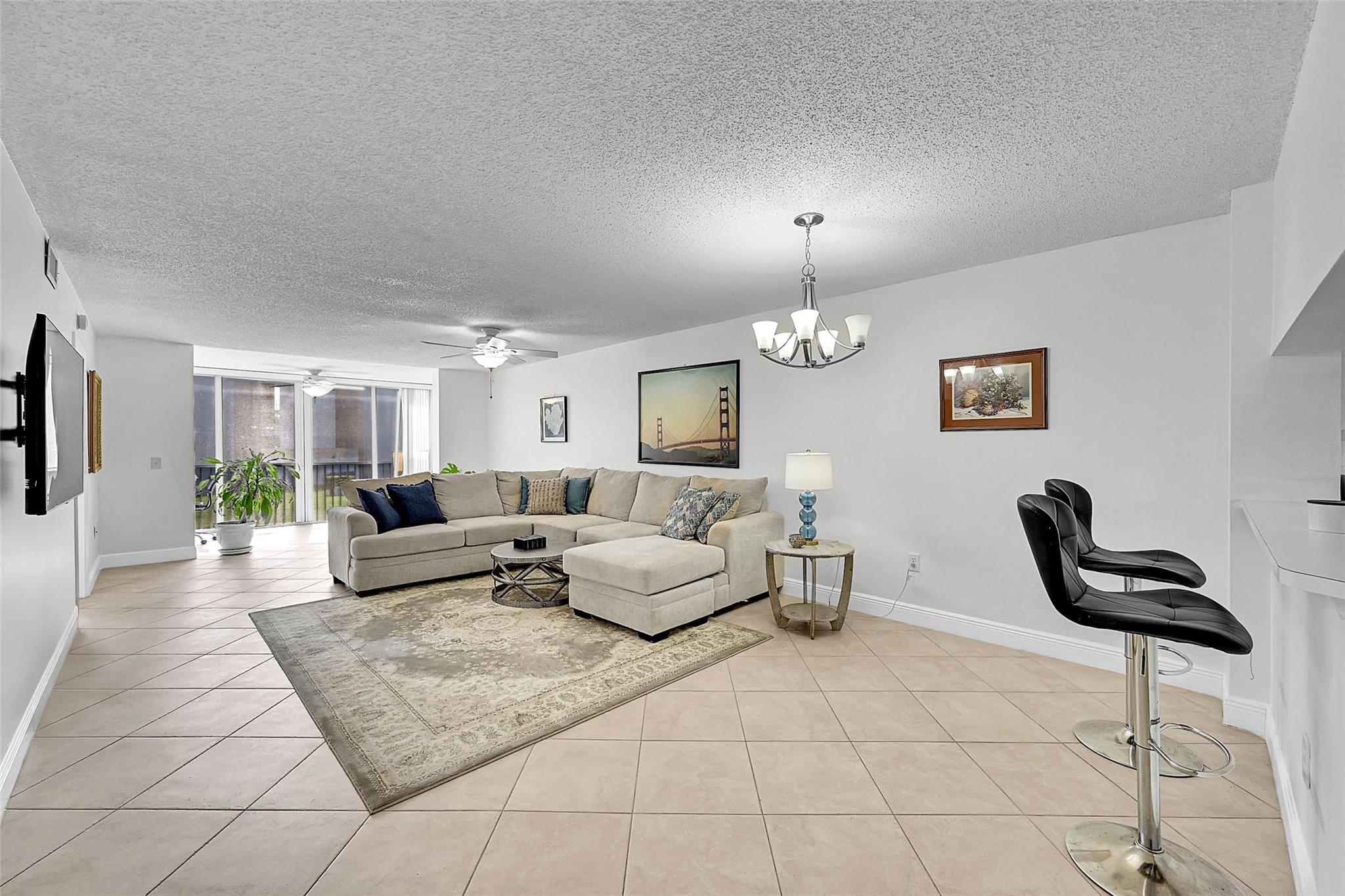 55+ COMMUNITY, THIS HARD TO FIND PORTOFINO MODEL, INSIDE CORNER UNIT IS ON THE 2nd FLOOR, WELL KEPT BUILDING #196. BEAUTIFUL VIEWS FROM THE FLORIDA ROOM WINDOWS. TILE THROUGHOUT, WITH THE EXCEPTION OF THE BEDROOMS WHICH BOTH HAVE LAMINATE, REMODELED BATHROOMS MAKE THIS UNIT STAND OUT! FURNITURE OFFERED FOR SALE SEPERATELY. THIS IS A RARE FIND, & WILL NOT LAST LONG. IT IS LOCATED RIGHT NEXT TO A SATELLITE YEAR-ROUND HEATED POOL, SAUNA, BILLARD, TENNIS AND PICKLEBALL COURT. PICTURESQUE WATER AND GOLF VIEWS FROM WINDOWS. GOLF COMMUNITY, WITH A GREAT CLUBHOUSE THAT OFFERS MOVIES, CONCERTS, LIVE SHOWS & THEATER. BRING YOUR FUSSIEST BUYERS. COURTESY CALL CALL FOR SHOWING ONLY. NO SHOWINGS AFTER 6:00 P.M. OWNER OCCUPIED. ASSOCIATION REQUIRES $3,125 A MONTH NET INCOME AND 700 CREDIT SCORE.