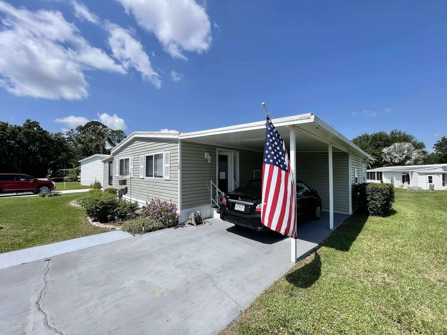 Welcome to Covered Bridge - A Vibrant 55+ Community in Lake Placid! This beautifully remodeled 2-bedroom, 2-bath manufactured home is partially furnished and move-in ready! Located in the desirable 55+ community of Covered Bridge, this home offers comfortable living with a warm, welcoming atmosphere.Enjoy resort-style amenities including a clubhouse, swimming pool, and a full calendar of social activities. The property features a covered carport, utility room, and an attached workshop--perfect for hobbies or extra storage.Whether you're a full-time resident or looking for the perfect seasonal retreat, this turnkey home is ready for you!