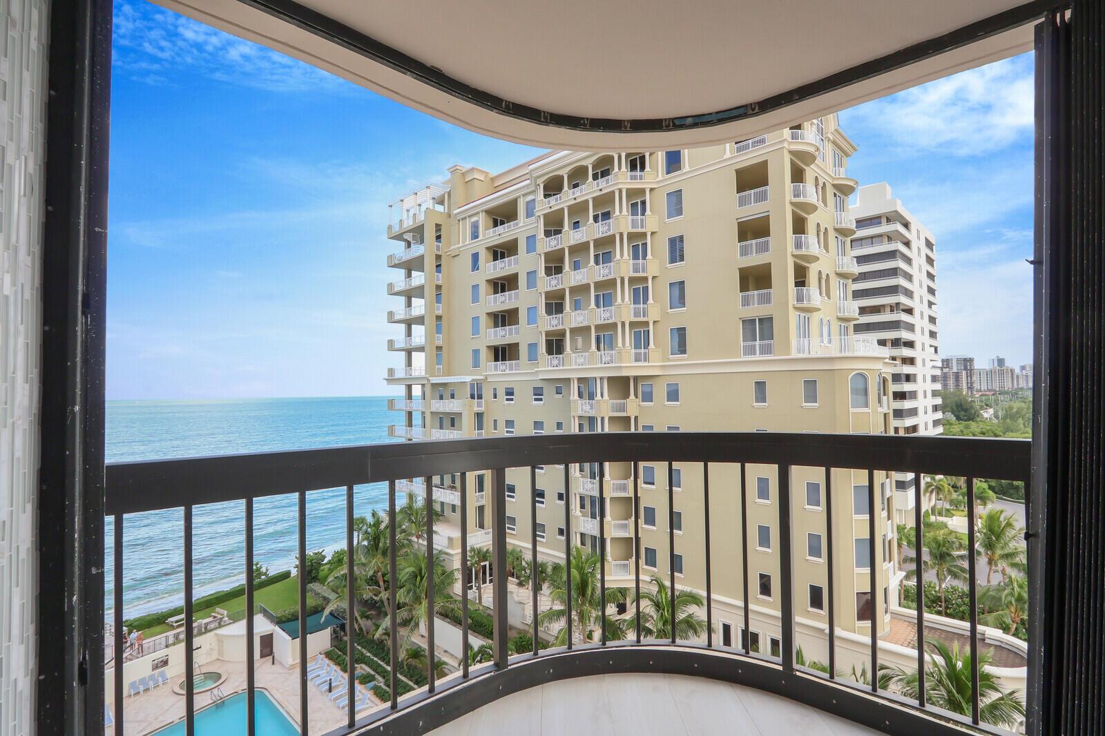 Direct Ocean & Intracoastal Views - Totally Renovated - 2 Balconies - Water Views from EVERY ROOM - Garage Parking. This OCEANFRONT condo located directly on the beach is perfect for you to enjoy all season long. This spacious condos features an open concept living space with floor to ceiling sliders opening onto an oversized balcony perfect for entertaining or enjoying dinners overlooking the ocean. Totally renovated from floor to ceiling, this unit also features a second balcony off the dining room with amazing views of the sunset over the Intracoastal. Split bedroom floor-plan, the oversized master suite features a stunning bathroom and 2 large walk in closets. The 2nd bedroom is spacious for guests and has its own on-suite and another walk in closet. Eastpointe (see supplement) ...