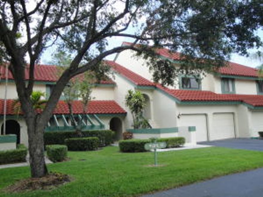 PALM BEACH CHIC meets PGA National -- Totally remodeled elegant 2 BR annual rental. Upgrades include Rectified Porcelain Tile Floors, Marble Stairway, Euro-style Kitchen with sleek black lacquered cabinetry, Top of Line GE Profile appliances. Newly renovated with JUPARANA COLOMBO GRANITE in kitchen and Entry Foyer, Custom Stainless Handrail at stairway, BARDIGLIO MARBLE in bathrooms, GE PROFILE appliances, GROHE Fixtures, CARRARA MARBLE Showers, Custom lighting.  One Car Garage, Hurricane Impact Doors and Windows, Screened Balcony with Garden View. Kitchen features mirrored backsplash, under counter lighting.  Washer/Dryer.  Fabulous location near park & jogging trail. One pet under 25#. Move In Fees: $200/Exit Clean Fee; $250 Pet Fee;$150/HOA App; $45/Remax Proc. fee(fees nonrefundable)