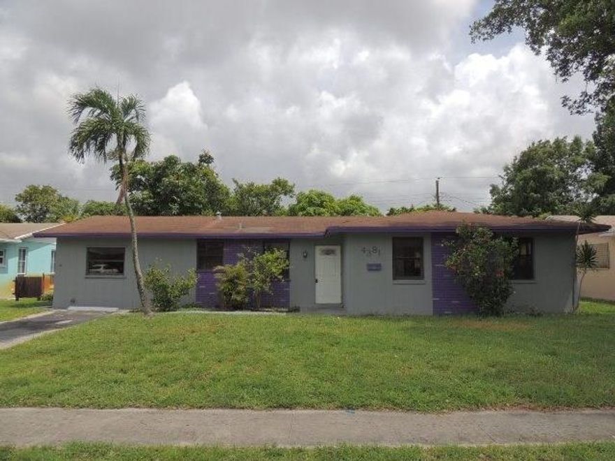 Spacious 3 bedroom 2 bathroom pool home in Lauderdale Lakes West Gate. Large backyard, ample driveway,  Centrally located close to major highways, shops and schools. Extensive work currently needed but lots of potential.
