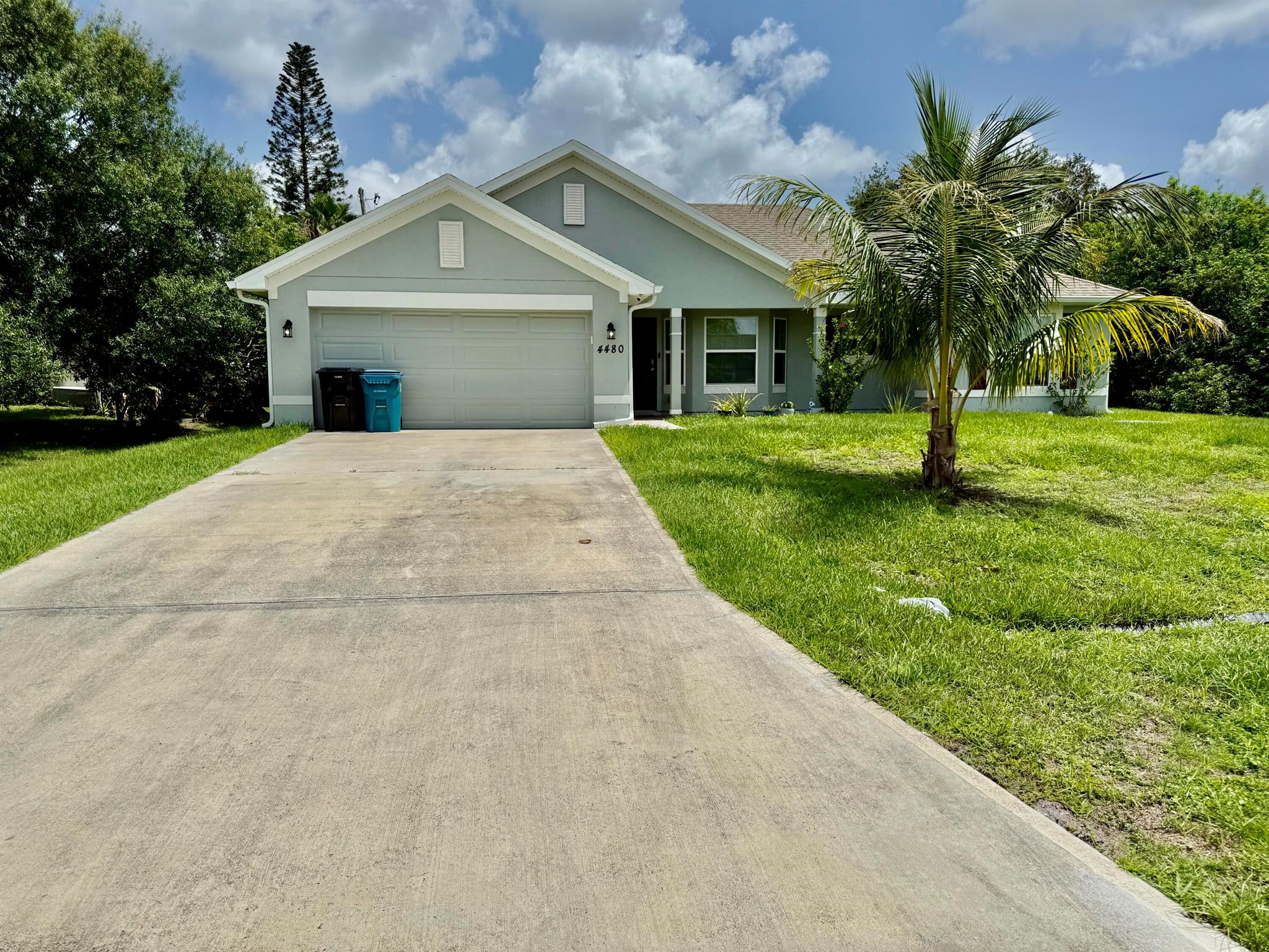 Motivated Seller!! Beautiful 3 Bed, 2 Bath House with 2 Car Garage, single family house located in the prestigious city of Port St. Lucie. Features a front porch setting and covered screened patio the ultimate outdoor living experience. Main Bedroom with walk-in closet and Main Bathroom that offers a separate Shower/ Tub. Split Bedroom design with an amazing floorplan with Vinyl flooring throughout. Open kitchen with stainless steel appliances. This home offers a bright and airy living area with dining combination that makes it great for entertaining. Located minutes away from the highway, shopping centers, hospitals, restaurants and much more! No HOA!!!! Wont last long!
