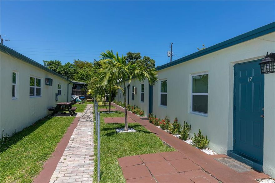 NEWLY PRICE ED TOTAL OF 17 UNITS IN 5 BUILDINGS AND 3 FOLIOS. ALL BUILDINGS HAVE BRAND NEW IMPACT WINDOWS, ALL 5 ROOFS ARE NEW FROM 2018 TILL 2 MONTHS AGO. ALL UNITS HAVE BRAND NEW KITCHENS AND NEWER BATHROOMS. SOME UNITS HAVE WOOD VINYL AND OTHERS HAVE TILE. BRAND NEW LANDSCAPE AND A GAZIBO. ALL APPLIANCES HAVE BEEN REPLACED WHEN THE RENOVATION WAS DONE ALL WITHIN THE LAST 2 YEARS. ONE BULIDING HAS SPLIT AC'S AND THE REST HAVE WINDOW AC'S. BUILDING IS IN GREAT CONDITION, ALL RENTED, SOME WITH LEASES, AND OTHERS WITH MO/MO, GREAT RETURN. EAST OF US1 ABOUT 1.5 MILES AWAY FROM THE BEACH, CLOSE TO PUBLIC TRANSPORTATION, SHOPPING, AND GOLF STREAM.