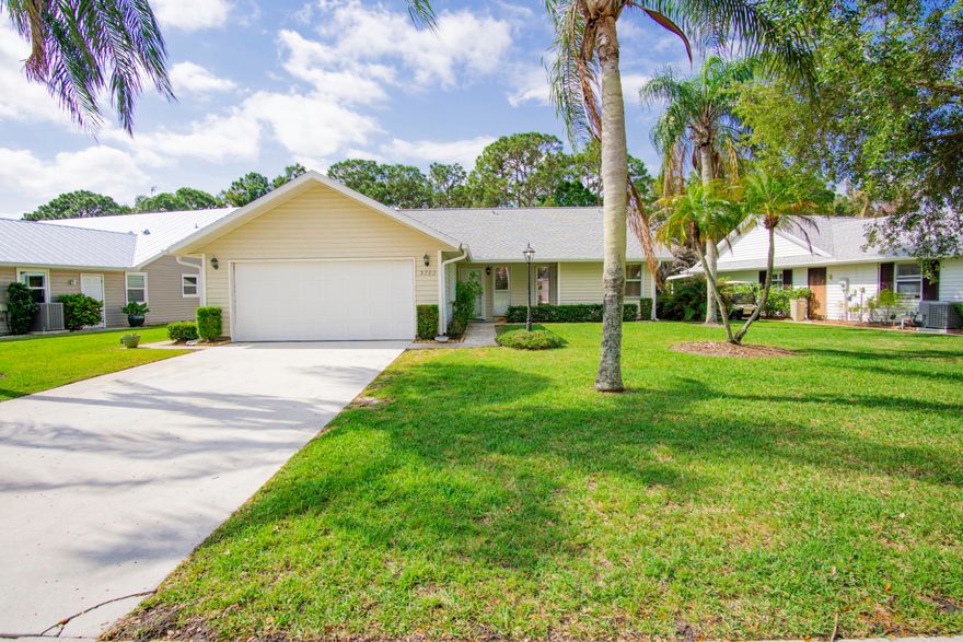 Welcome to the sought-after 55+ community of Duckwood in Stuart. This 2-bedroom, 2-bath home features fresh interior paint, new carpeting, accordion shutters, and serene preserve views for added privacy. Enjoy low-maintenance living with HOA amenities including a clubhouse, pool, and recreational activities. Conveniently located near shopping, dining, and beaches.  Enjoy the perfect blend of privacy, convenience, and community living.