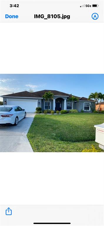 Beautiful 4 bedroom 3 bathroom home with 2 car garage. Large open kitchen with gray cabinets and stainless appliances. New flooring throughout. Oversized bedrooms and bathrooms. Large private lot.