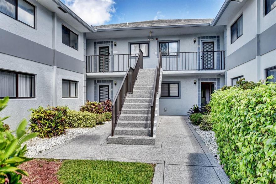 Newly Updated WATERFRONT Condo in Lakes of Delray - just off West Atlantic Avenue, this Active Community has everything and more!  This Condo is MOVE IN READY!  New Flooring, Updated Bathrooms, Updated AC & HWH, deeded parking, Stunning Waterfront views... this unit is ready for Season!  Community offers all types of Activities, Bus Service, Pool, etc.  Large Utility room with newer Washer & Dryer and tons of storage.  Screened in Patio to enjoy the Florida outdoors!