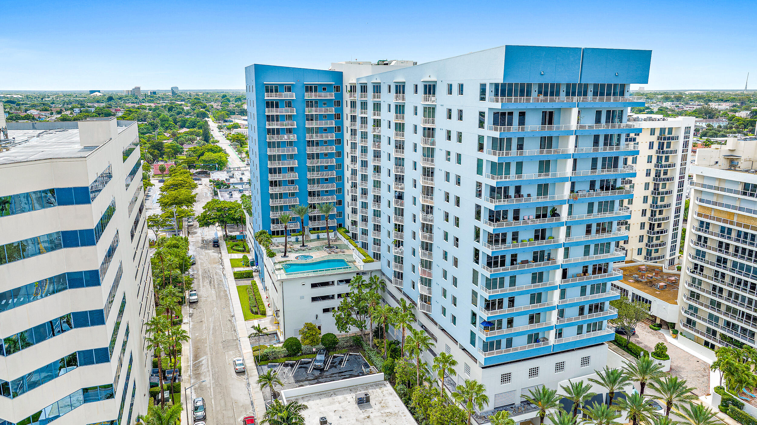 Corner Unit at The Slade | 12th Floor Residence with West-Facing Views | Steps from Major New DevelopmentNow available just in time for the season, this 12th-floor corner unit at The Slade offers a rare opportunity to own in one of West Palm Beach's most dynamic and fast-growing neighborhoods. This 1-bedroom, 1-bathroom residence features light-colored, natural wood-look flooring, floor-to-ceiling hurricane impact sliding glass doors, and abundant natural light with expansive west-facing views--perfect for enjoying nightly sunsets.The open layout maximizes 760 square feet of stylish and functional living space. The current tenant's lease ends in October 2025, making it ideal for buyers planning a winter move or exploring a smart investment.