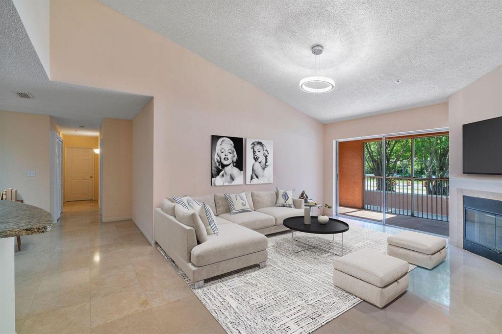 Come and see this wonderful 3 Bedroom 2 bath condo in the very well located and gated Bocar community! The home is located on the 2nd floor and features an open and updated kitchen, large living room, screened in balcony with a storage area and updated bathrooms throughout. The property will feature brand new paint and new flooring in all the bedrooms upon move in. The Bocar community is a gated community in an A+ school district. The community features a Clubhouse, Pool, Fitness Center, Tennis Courts & Billiard Room. To make life easier and save you money Water, Sewer, Trash, Basic Cable & Internet are included! 1 Assigned parking spot and guest parking is available. Come and see it today!