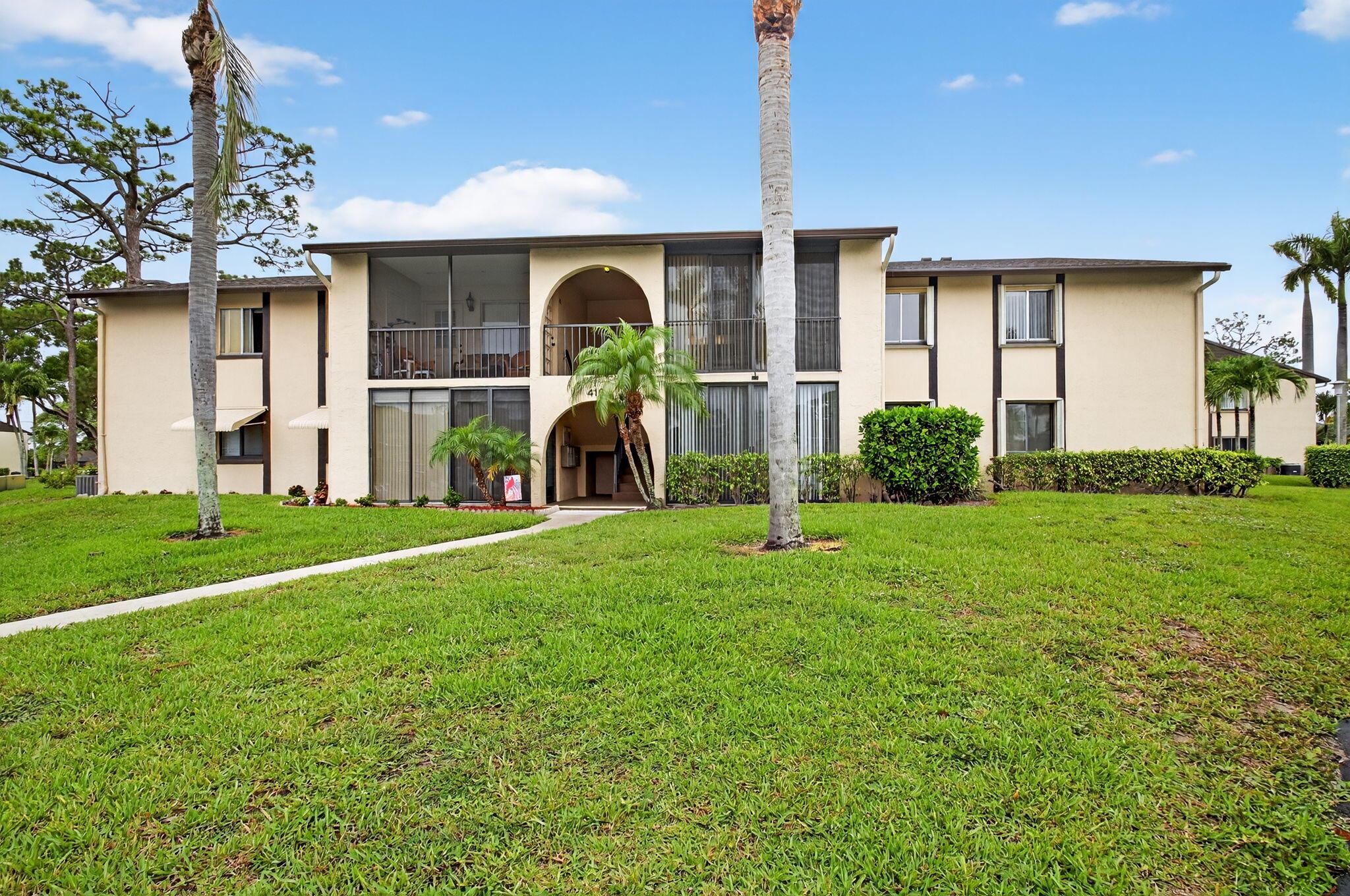 Move-In Ready 2/2 unit in the 55+ Community of Pine Ridge South IV! Tile floor throughout. Each bedroom features large walk in closets for ample storage. In-unit washer and dryer adds convenience. Oversize screened balcony with additional storage closet! Full Accordion shutters. This unit is only steps from the expansive pool and entertainment complex!
