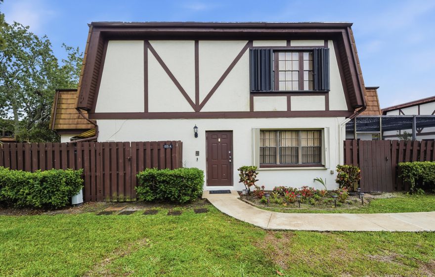 Located in the heart of Royal Palm Beach This townhome has easy access to grocery stores, shopping, the library, City Hall, and multiple parks. With direct access to Okeechobee Blvd commuting via the Turnpike of I95 is convenient. Surrounded by lush greenspace Weybridge has plenty of parking for residents and guess. The community also has a pool, tennis courts and basket ball court