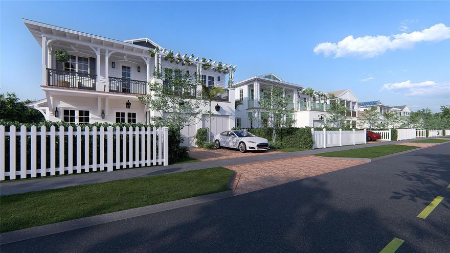 Introducing Magnolia Place, an exclusive collection of 10 luxury townhomes built by acclaimed Seaside Builders, ideally located in downtown Delray Beach—just one block from Atlantic Avenue and the new Sundy Village. This townhome offers a premium position along the West side of the development, offering both privacy and unmatched walkability. Designed by Architect Gary Eliopoulos and interiors curated by Leighton Design Group, each home blends tropical-inspired architecture with modern coastal elegance. With 3 bedrooms, 3.1 baths, and approx. 3,300 total sq. ft., every space is bright, open, and thoughtfully designed for flow and functionality. Highlights include high-end gourmet kitchen with Thermador appliances, quartz countertops, inspired bathrooms; wide-plank white oak wood flooring;