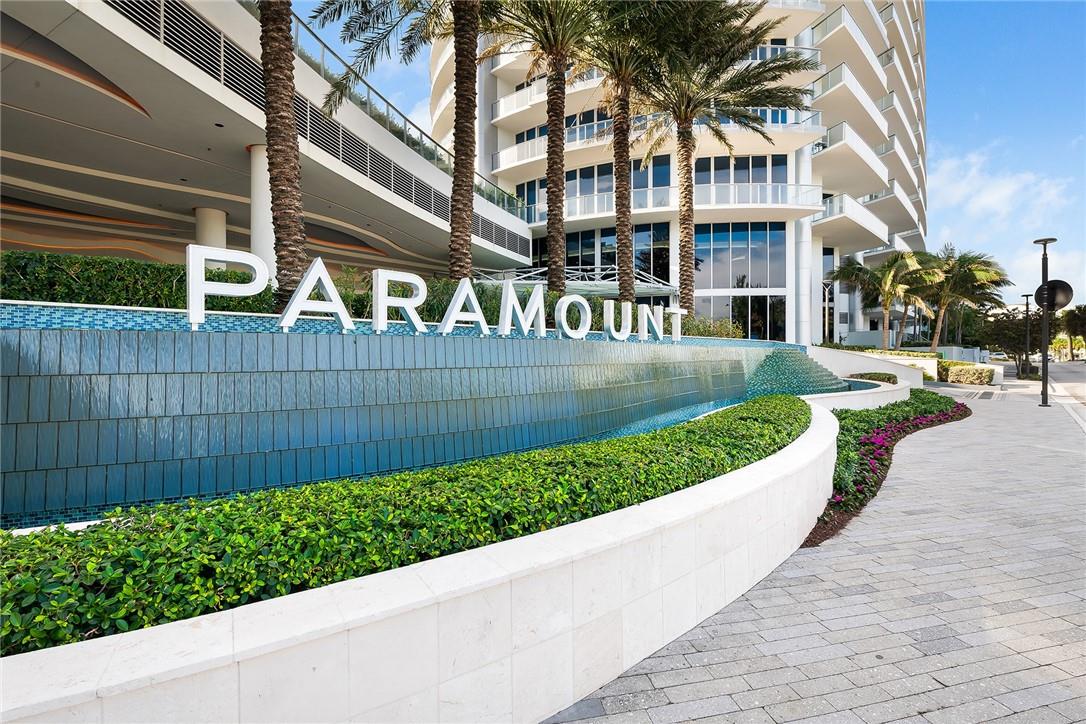 The Beach Condo, you have been waiting in the most sought-after beach building, Paramount. Enjoy a private elevator entry to your residence that feature; 2 Bed & 2.5 Bath, unfurnished and extra high ceilings, beautiful porcelain floors, ITALCRAFT Kitchen, & Subzero appliances. The amenity floor consists of a coffee/newspaper lounge, steam room, massage room, men's and women's saunas and showers, yoga studio, fully equipped gym with Peloton area, barbecue area, oceanfront infinity Olympic-sized pool with hot tub & daily beach service. Now open is the famous Truluck's, which residents can drink & dine just steps from their residences or have delivered to them. Available to move in right away!