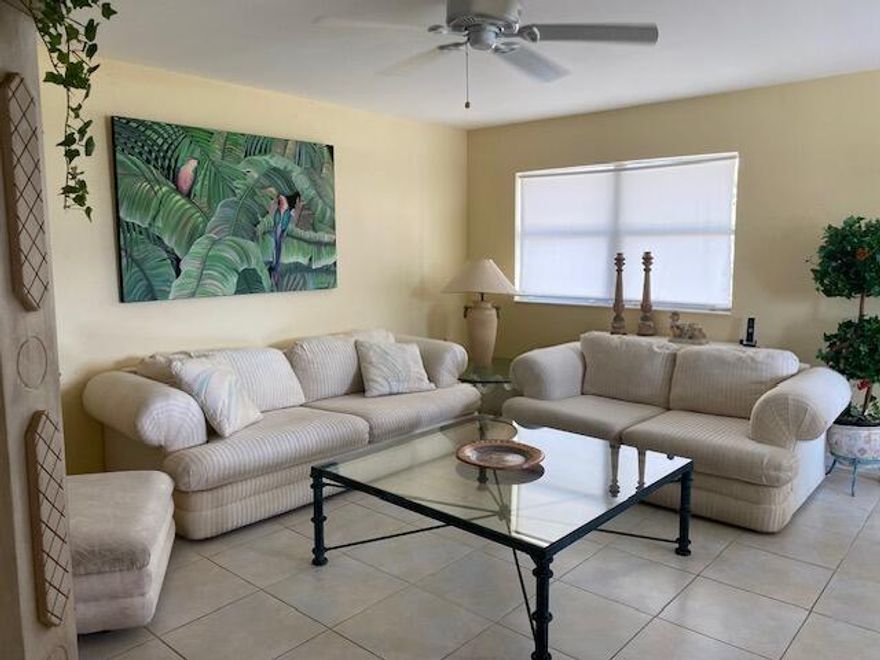 What are you waiting to move in one of the most bright apartment of this Resort Community ! Real 2nd floor corner ! This fully furnished (no refrigerator) apartment is perfect to enjoy the Florida lifestyle ! ''Bored''here doesn't exist ! You will be at the walking distance from the famous Clubhouse with indoor and outdoor Pools, Pickleball and Tennis courts, Billards game Cards and Dance rooms, the Cafe, the Theater and more.... like 2 Golfs courses ... 10min from the downtown Atlantic avenue with the beach, the restaurants...