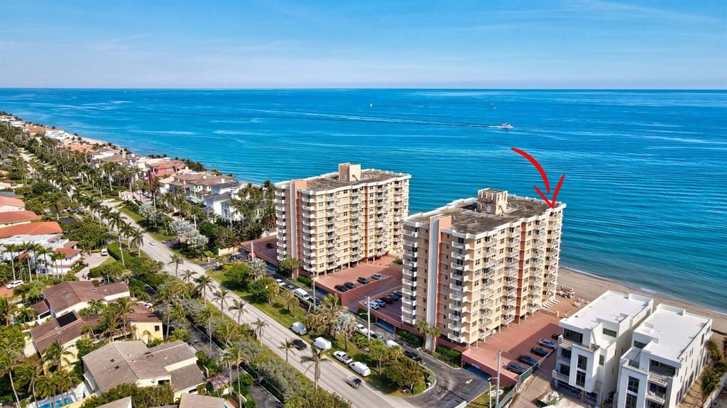 Photo of 4511 S Ocean Boulevard #907, Highland Beach, FL 33487 (MLS # R10760416)