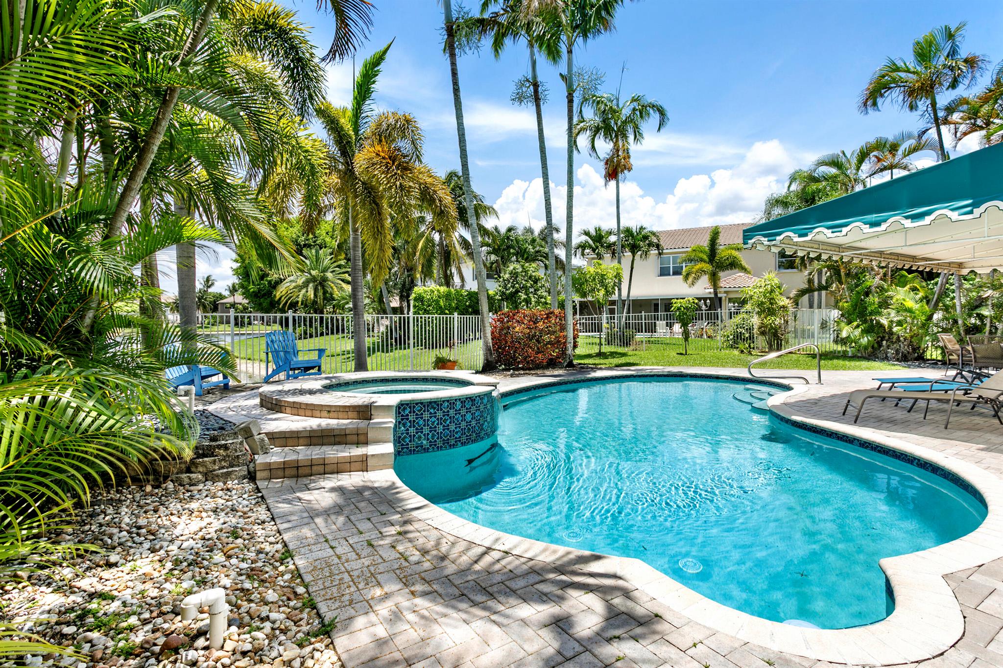 Remarkable opportunity to lease furnished 4 bedrooms, 2.1 bath, 3-car garage pool home with serene lake views in this vibrant man-gated community of Journeys End! Grand entrance welcomes you with formal living and dining area, volume ceiling, and hardwood flooring throughout the main level. Open Concept Gourmet Kitchen boasts an oversized granite island & countertops complimented by Eat-in breakfast area that flows into family room for easy living and entertaining. French doors access patio overlooking pool and tranquil lake. The second level you will find a large primary suite with SW exposure. Primary bath has double vanity, shower, separate soaking tub, and walk-in closet. Three additional bedrooms share 2nd Bath with skylight, Double Vanity and Shower/Tub.