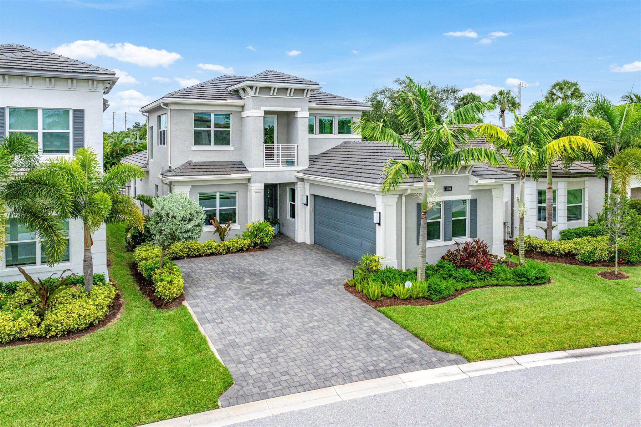 This Geneva model gives you the convenience of a ranch, with all the additional space. Once you pass the front entry, you will be surrounded by luxury features, including: Large porcelain tile flooring, gourmet kitchen with separate cooktop/hood/wall oven-micro combo, and an additional matching bar area. Other features include built-in cabinetry, extra storage closets, power shades, Cali closet systems, crystal lighting fixtures, and gorgeous hand-painted accent walls. Step out back to your elegantly designed pool/patio area, fully equipped with a summer kitchen, salt-water pool, and plenty of extra space for entertaining. The 2nd story is the perfect space for guests and/or gatherings galore! The community is feature-packed with an on-site restaurant, pickleball, and so much more.