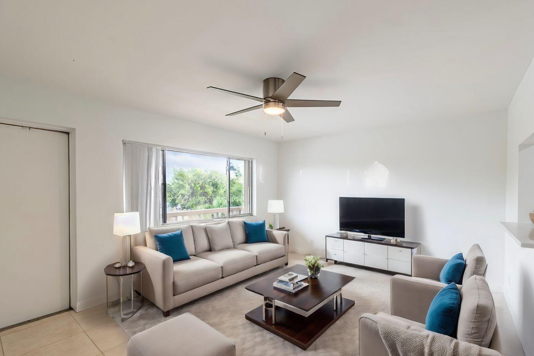 This recently renovated third-floor condo, is a gem in the heart of Palm Beach County. With 1 bedroom and 1 bathroom, this property provides the perfect blend of convenience and comfort. This condo is strategically placed just minutes away from PBI Airport, I-95, stores, restaurants, and the beach. The prime location ensures a life of ease and enjoyment, making it ideal for residents who wish to savor the Florida lifestyle. The active 55+ community offers endless potential to enjoy sunny Florida. Don't miss the chance to live on paradise!!