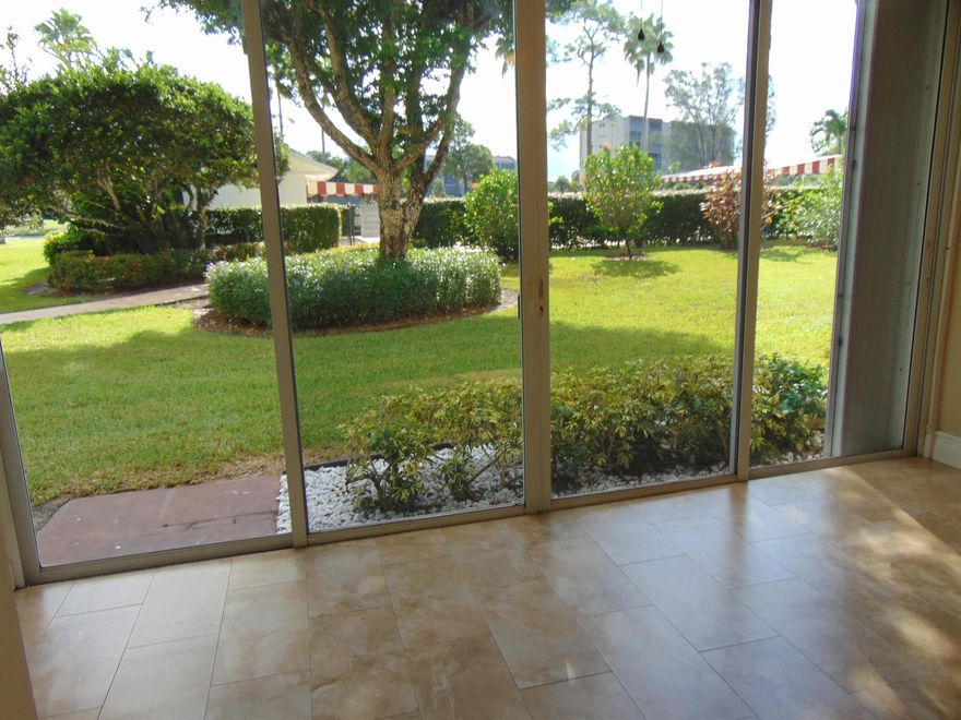 UPDATED FLOORING, APPLIANCES, KITCHEN & BATHROOMS MAKE THIS A GREAT CHOICE! CONVENIENTLY LOCATED WITH THE ESSEX BUILDING POOL NEARBY THIS CONDO HAS ADDITIONAL  FEATURES INCLUDING ELECTRIC SOLAR PANELS IN THE FLORIDA ROOM FOR EXTRA PRIVACY AS WELL AS COATED INTERIOR WINDOW SLIDERS SO THE INTERIOR IS NOT VISIBLE TO THOSE OUTSIDE.  THERE IS AN ADDITIONAL POOL AT THE POINCIANA CLUBHOUSE WITH ITS GYM, TENNIS, PICKLEBALL, MEL'S BISTRO & ENTERTAINMENT & GOLF (PAY-AS-YOU-PLAY GOLF). RENT INCLUESD WATER,SEWER, CABLE TV AS PROVIDED BY THE CONDO ASSOCIATION. NO PETS, NO SMOKING IN THIS CONDO. MINIMUM 675 CREDIT SCORE PER THE LANDLORDS.  55+AGE RETSRICTED COMMUNITY.