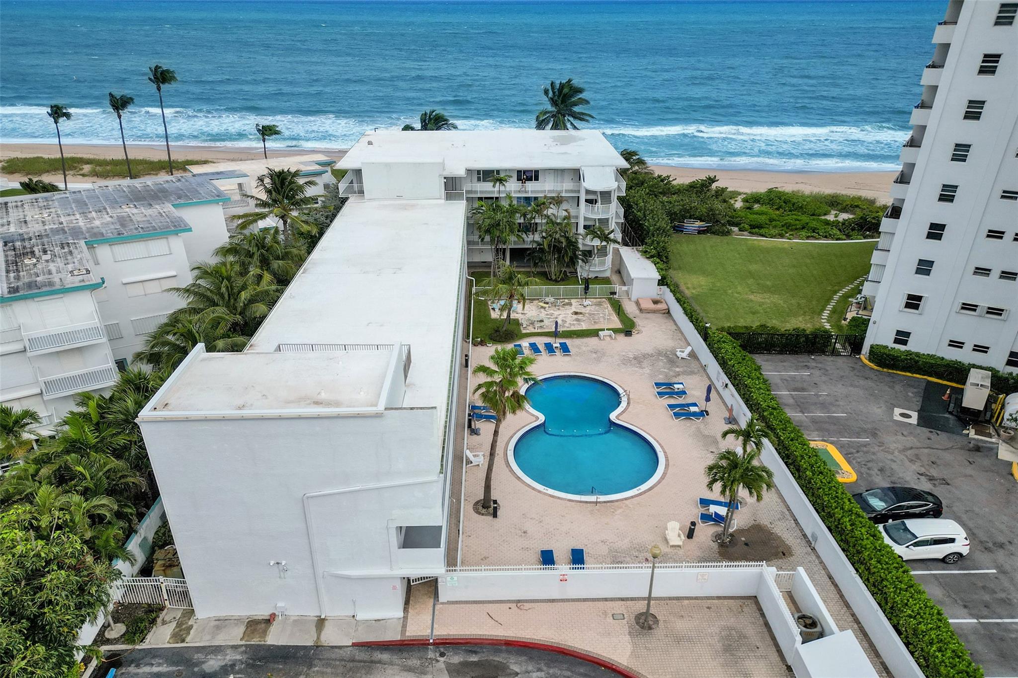 AVAILABLE NOW FOR A QUICK MOVE IN. Flexible lease terms 30 DAYS OR MORE. Seasonal rates will be different. Located directly on the sand! Great location in between LBTS & Pompano Beach. Boutique building. This is a studio apartment with a murphy bed. Very well cared for. Everything is like new. Fully furnished. Storage unit also available for use. One designated parking spot. Secured complex with heated pool. All utilities and internet are included. Laundry facilities in the building. BBQ's and bike room for use. Wake up and enjoy your coffee on the sand and a nice relaxing day at the beach! NO PETS