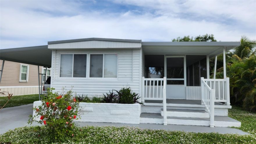 Absolutely gorgeous 2/2 split bedroom plan with screened in patio - carport - shed - -nice size lot in Sec. 3 - -totally updated kitchen counters and cabinets - updated bathroom - -beautiful laminate floors - priced right for quick sale - -truly a must see - -Assoc. states it is HOPA verified...*******Owner Financing Available********