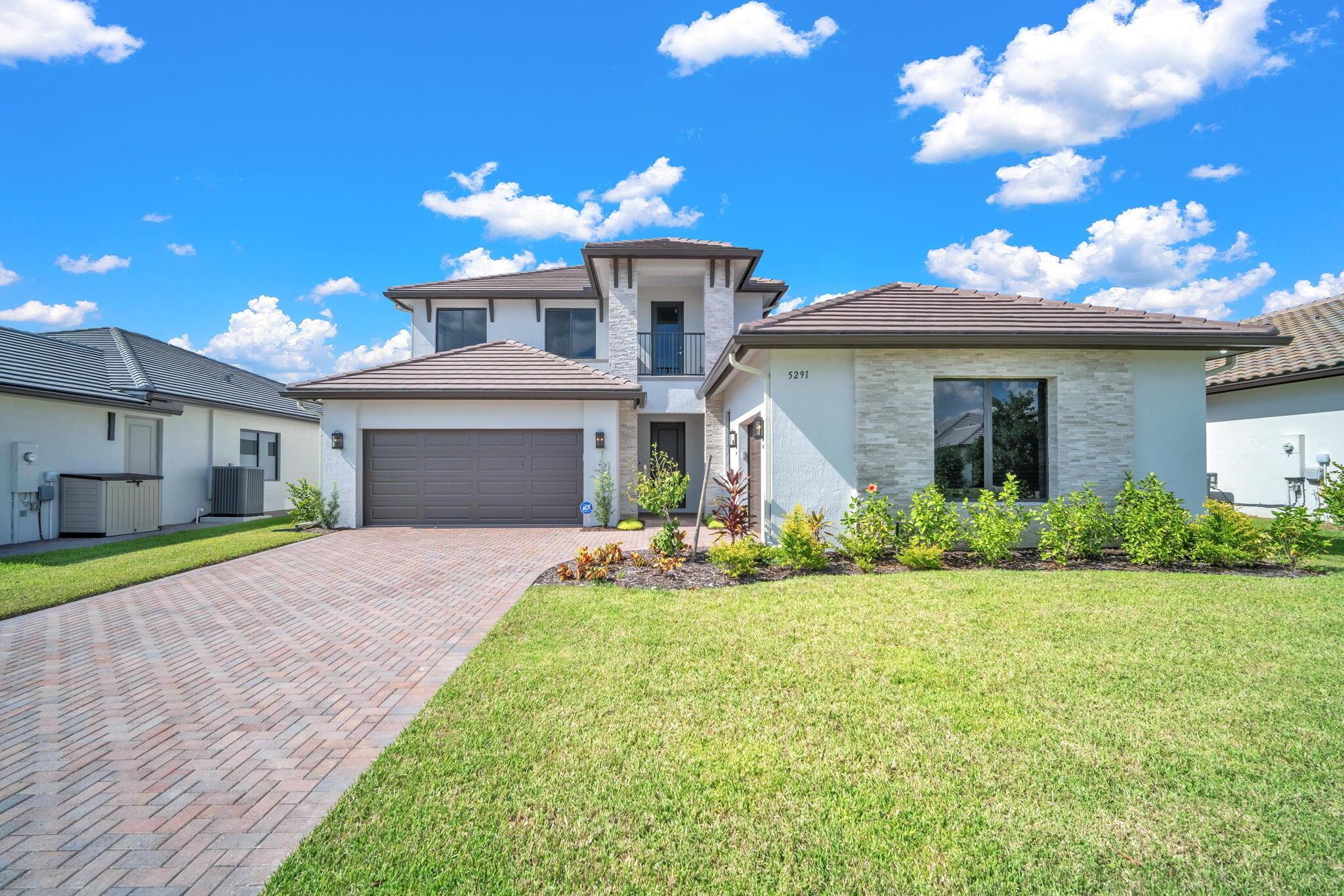 This beautiful BRAND NEW never lived in home features 5 bedrooms/4.5 bath, 2 story with a loft located in the highly desirable Ave Maria - Maple Ridge Community. This Harbor Model home is a true standout has over $100,000 in luxury upgrades, impact windows plus more. With a breathtaking lake view, this property offers both elegance and comfort in every corner. Perfect for those looking to relocate, this home provides easy access to an array of fantastic community amenities, including a fully-equipped fitness center, sauna, resort-style pool, barbecue area, water park and a dog park. Plus, residents enjoy exclusive access to the Ave Maria fitness center as well. Motivated Seller, this home is a must-see, schedule your tour today and experience all this incredible home has to offer!