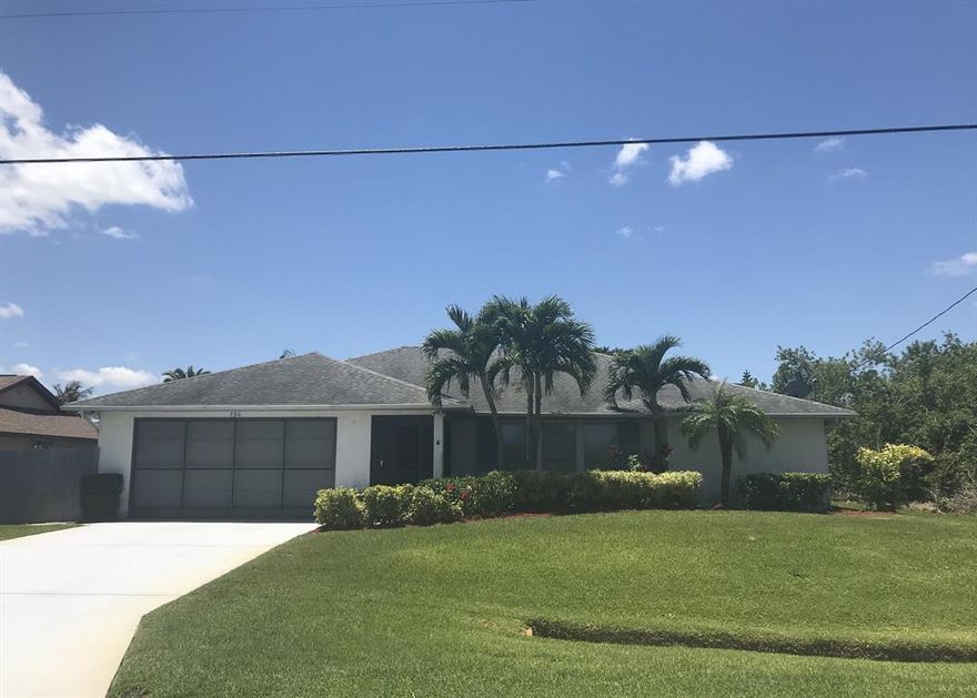 A FISHERMAN'S PARADISE! Waterfront Ocean Access Pool Home with Dock and Lift.
 3/2/2 with large family room has everything you'll need to enjoy the Florida lifestyle.
Hardwood floors in main areas, updated kitchen, formal dining room, central vacuum, skylights, screened patio, beautiful solar heated  pool over looking canal and lush lanscaping.
Priced to sell and make this home your own.