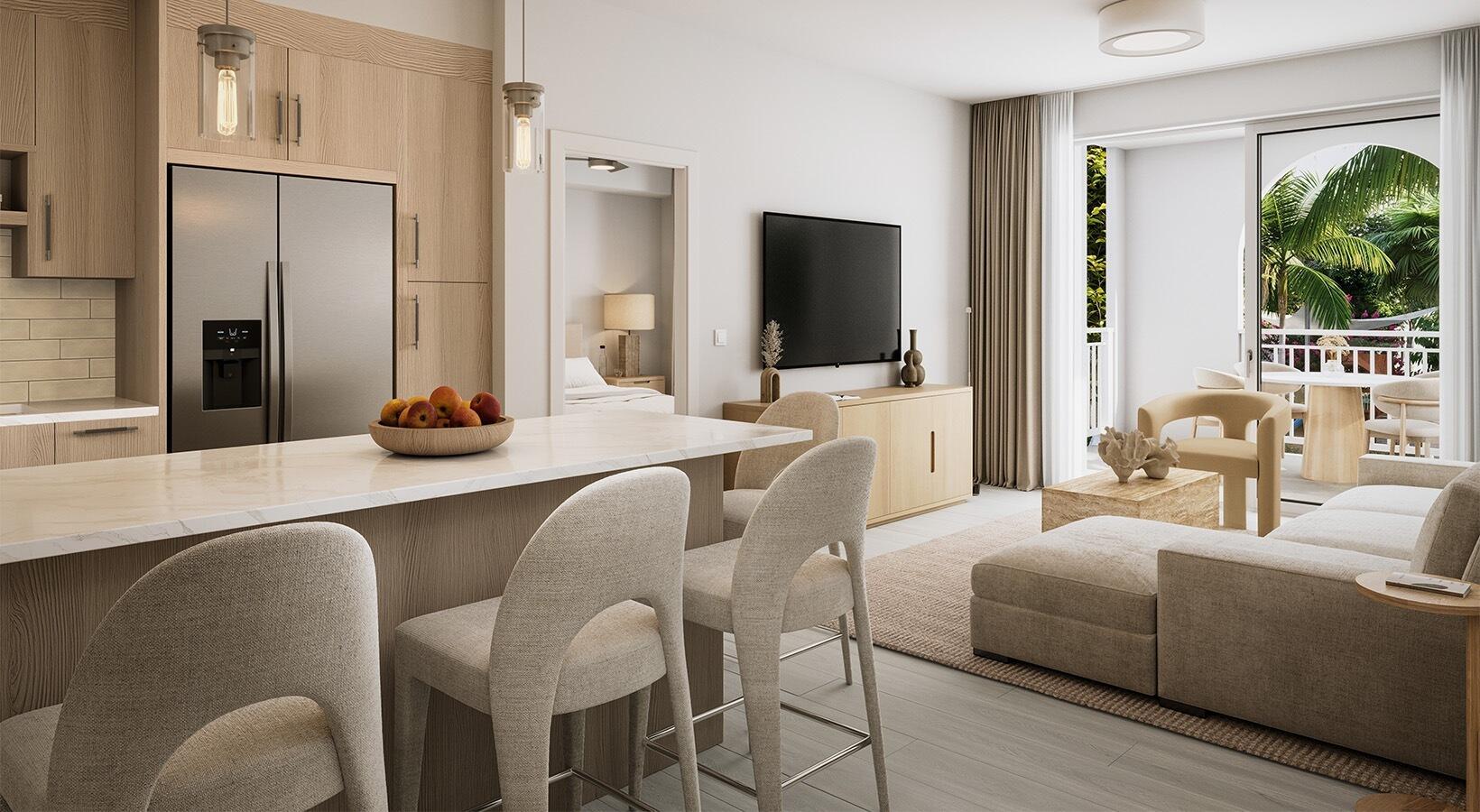 Welcome to Sereno, a luxurious one to three-bedroom rental community in a relaxed, elegant enclave close to everything but a world away. Immerse yourself in a vacation-inspired atmosphere where an array of exceptional amenities are designed for the way you live, including a heated resort-style pool and spa, outdoor spaces, and an amenity-rich clubhouse. Return home to airy, garden-style apartments designed for comfort, where every detail is crafted to make you feel at ease and at home, featuring contemporary architectural details and stylish finishes.